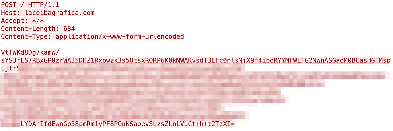 Figure 8. System information sent from payload to C2 server