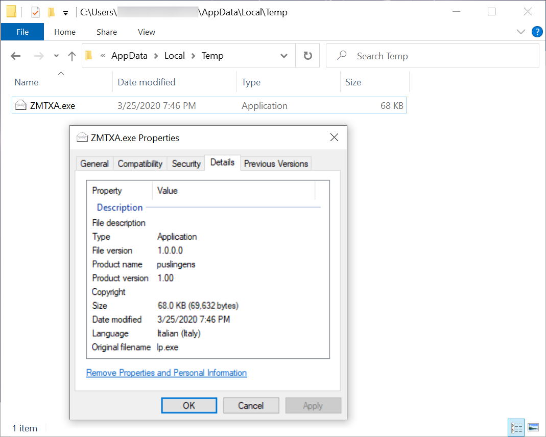 Figure 8. Binary for GuLoader after enabling macros on PM_2019_Screen_18_Tax_File.doc