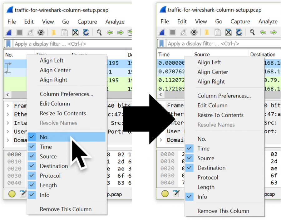 wireshark use utc