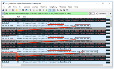 wireshark filters expression