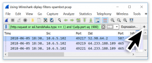 wireshark display filter multiple expressions