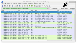 wireshark filter port 25