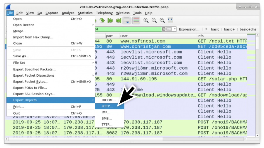 mac wireshark pcap recover