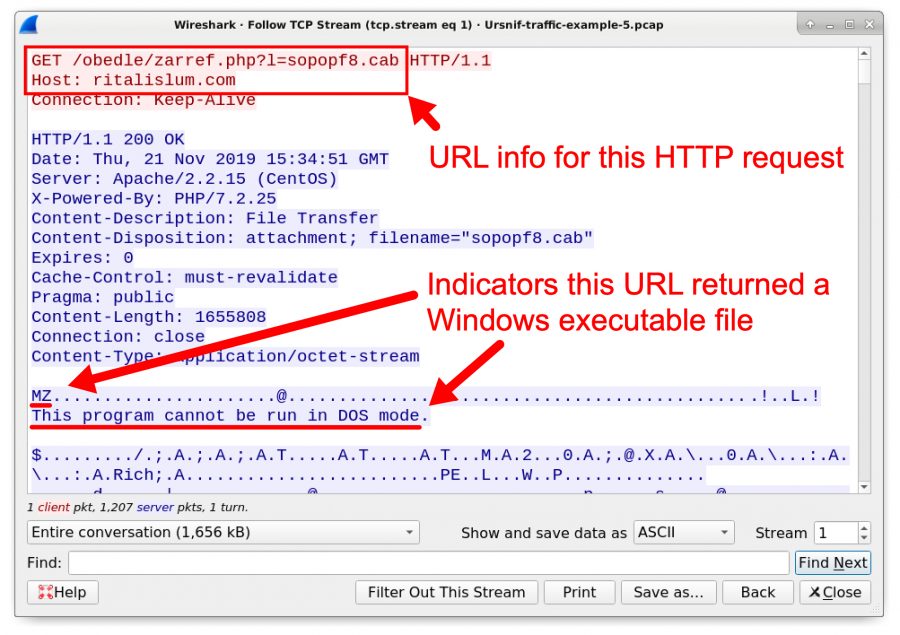 how to find url in pcap wireshark filter