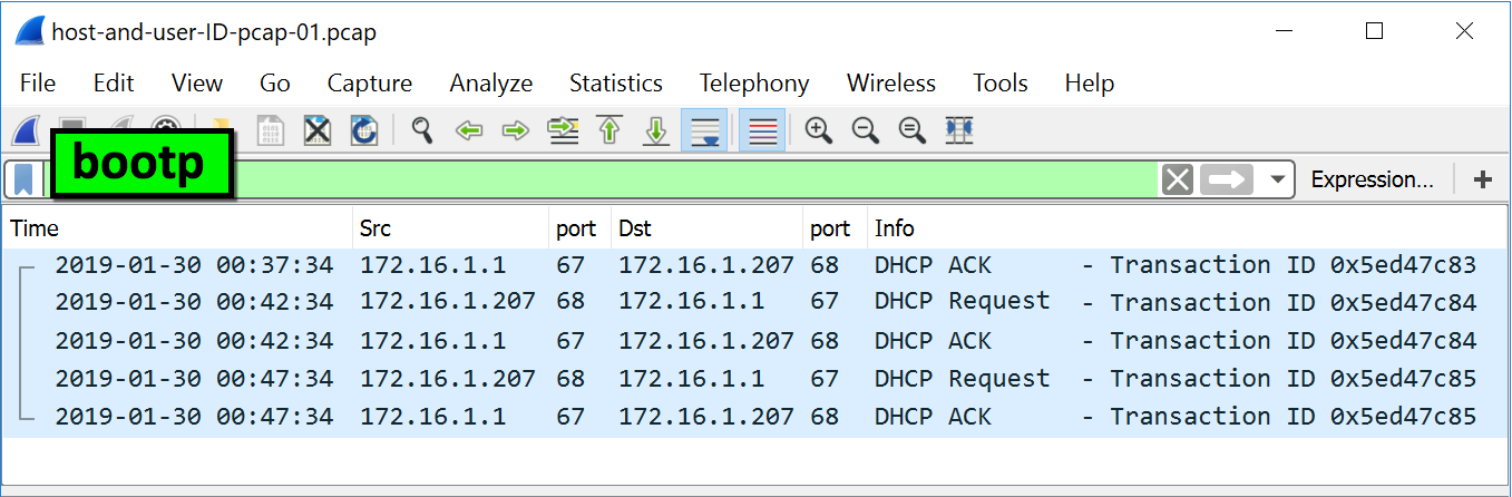 Complaint Overwhelm will do Wireshark Tutorial: Identifying Hosts and Users