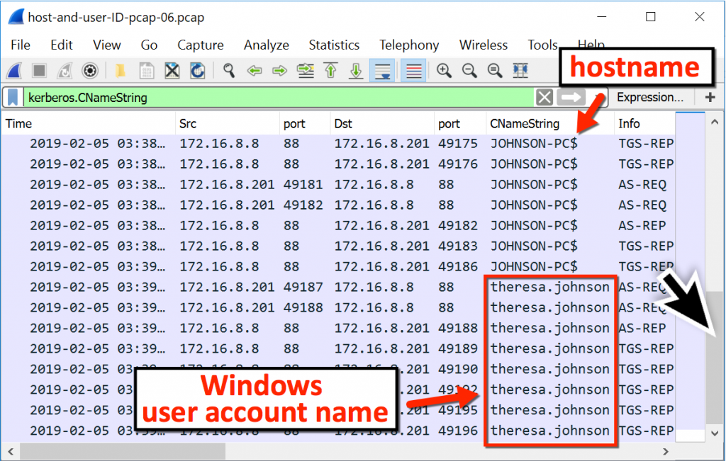 Wireshark Tutorial Identifying Hosts and Users