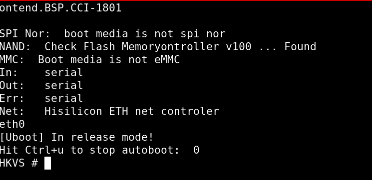 Bootloader console access (U-boot)