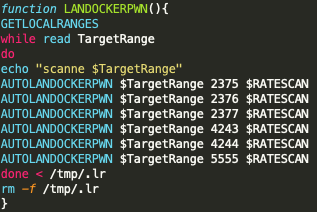 Team TnT's masscan scanning operations include the addition of a new scanning port in Black-T, as shown here: TCP 5555. 