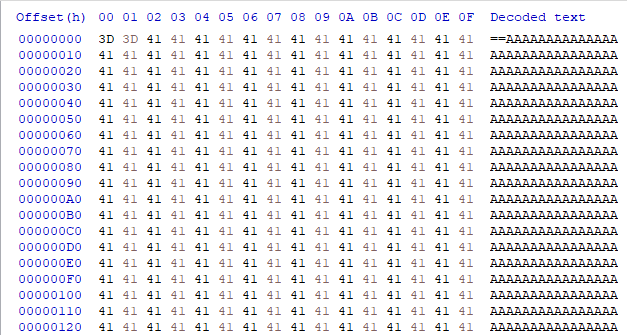 This shows reversed base64 strings and transformed base64 data collected as part of observing njRAT and tracking the relationship between the downloader component and its second-stage malware. 