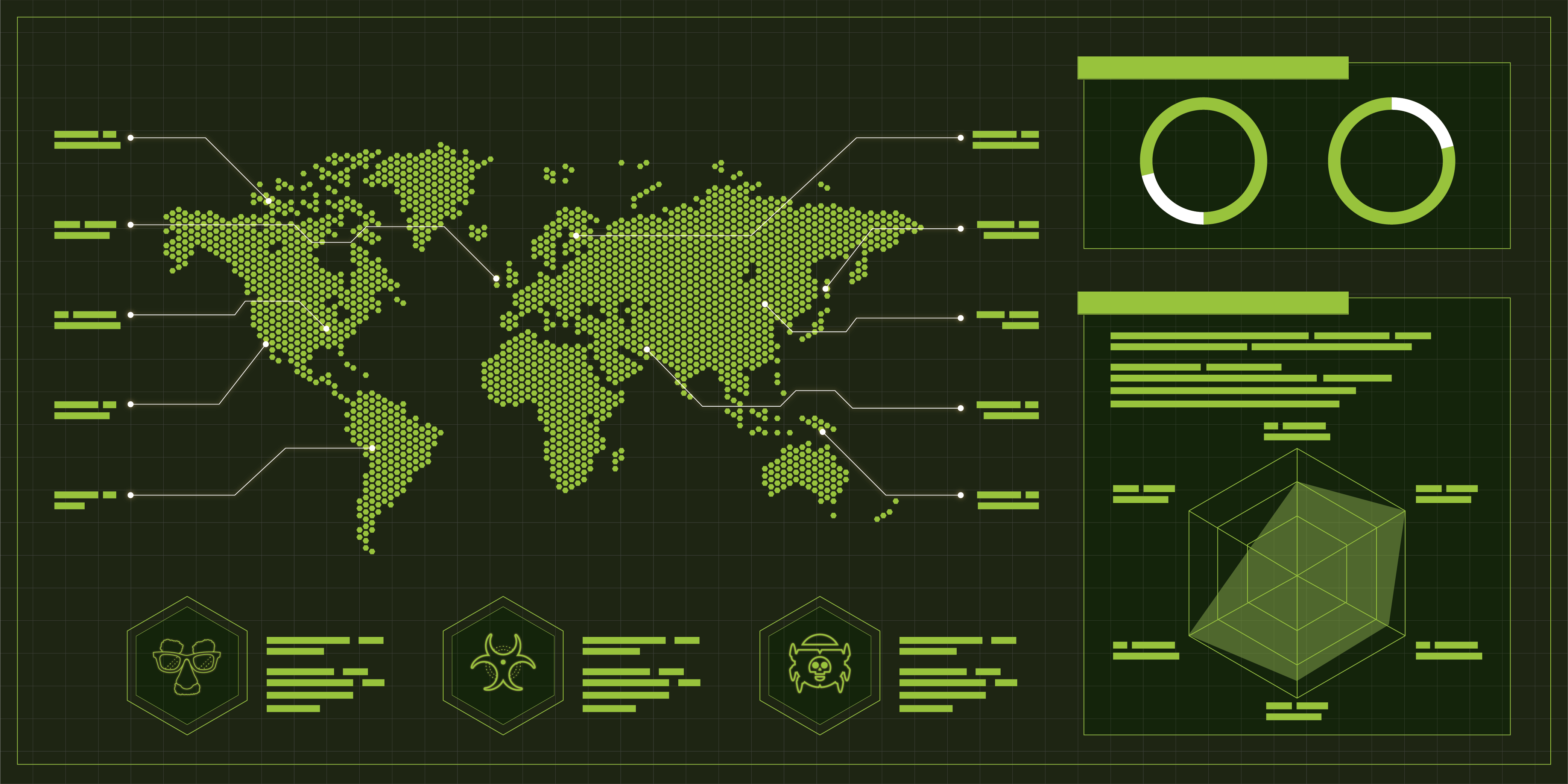 Conceptual image representing the concept of global attackers, such as those featured in this Microsoft Exchange Server Attack timeline.