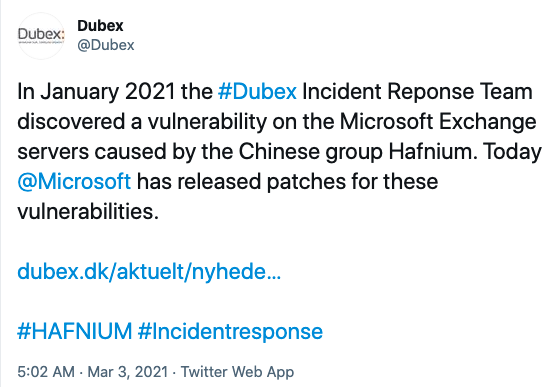 Operation Exchange Marauder: Active Exploitation of Multiple Zero-Day  Microsoft Exchange Vulnerabilities