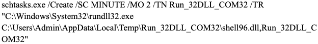 Figure 13. Scheduled task for persistence.