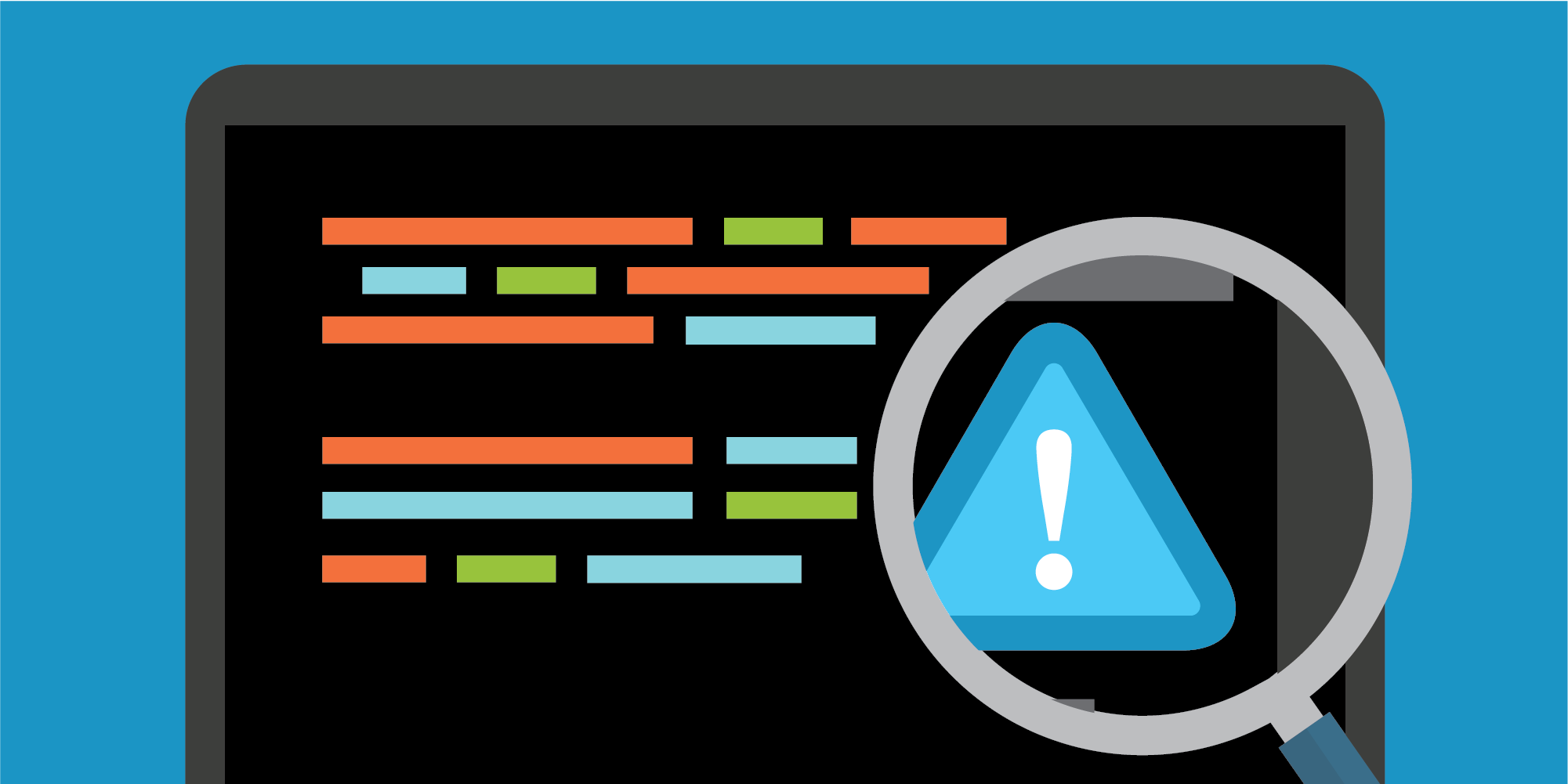 A conceptual image representing alerts on vulnerabilities and exploits, such as the monitoring that revealed exploit attempts that traced to malicious use of the Interactsh tool.