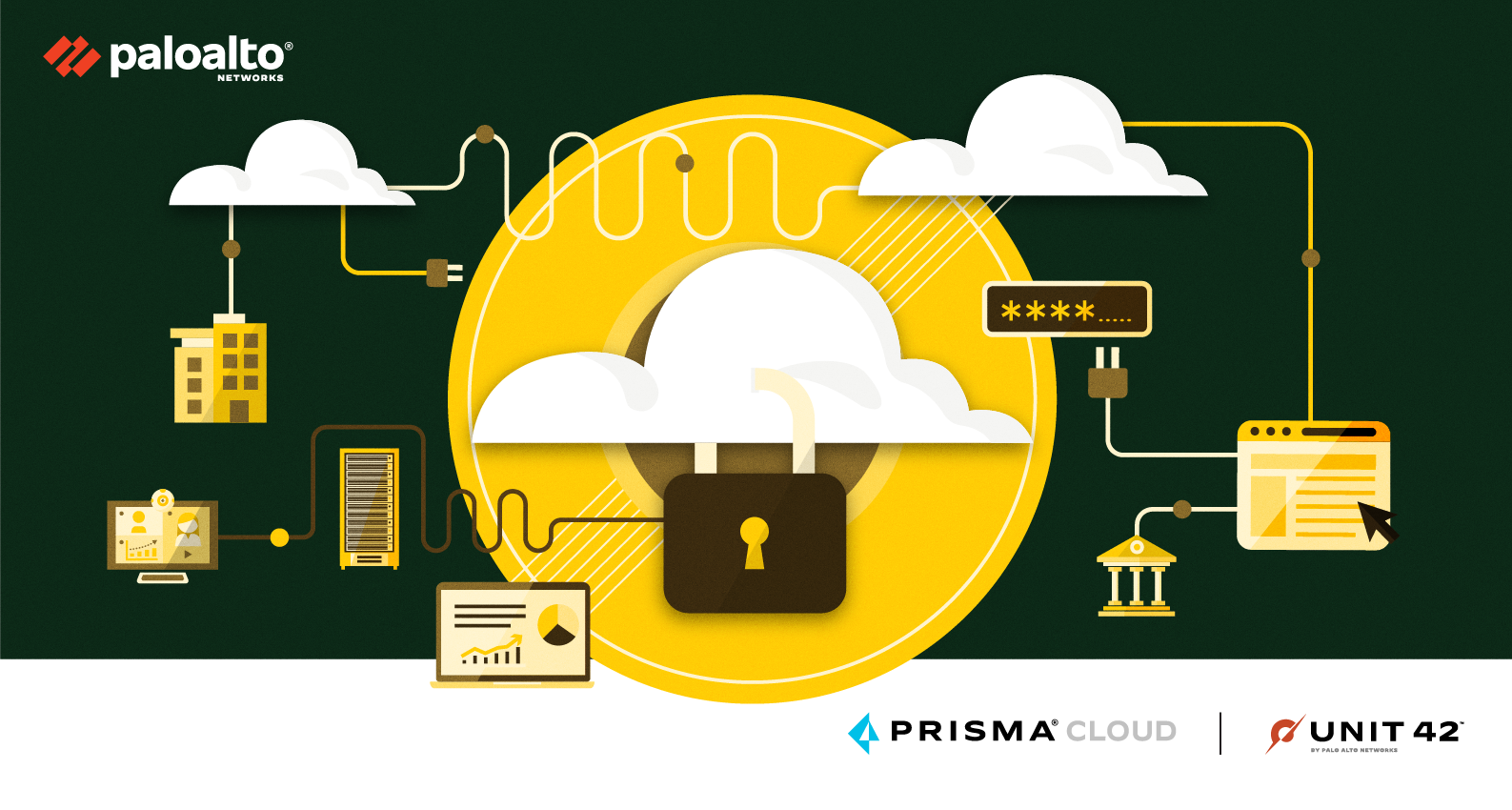 A conceptual image representing defense against cloud threats