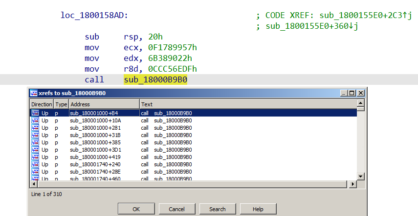 BazarLoader resolves every API function to be called individually at run time, as shown here. 