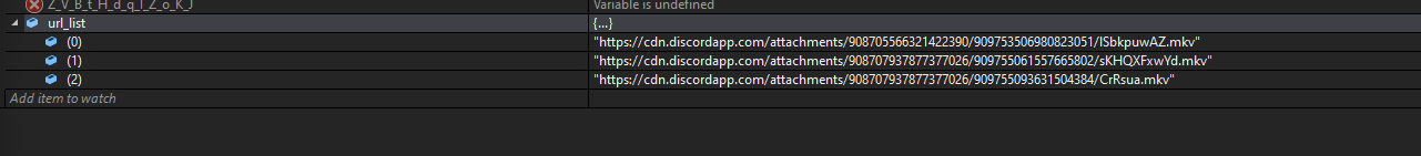 Encoded Discord URL in HTA file.