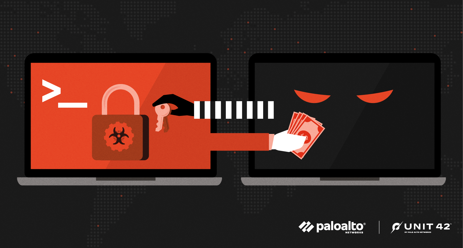 A conceptual image representing ransomware, such as LockBit 2.0, discussed here.