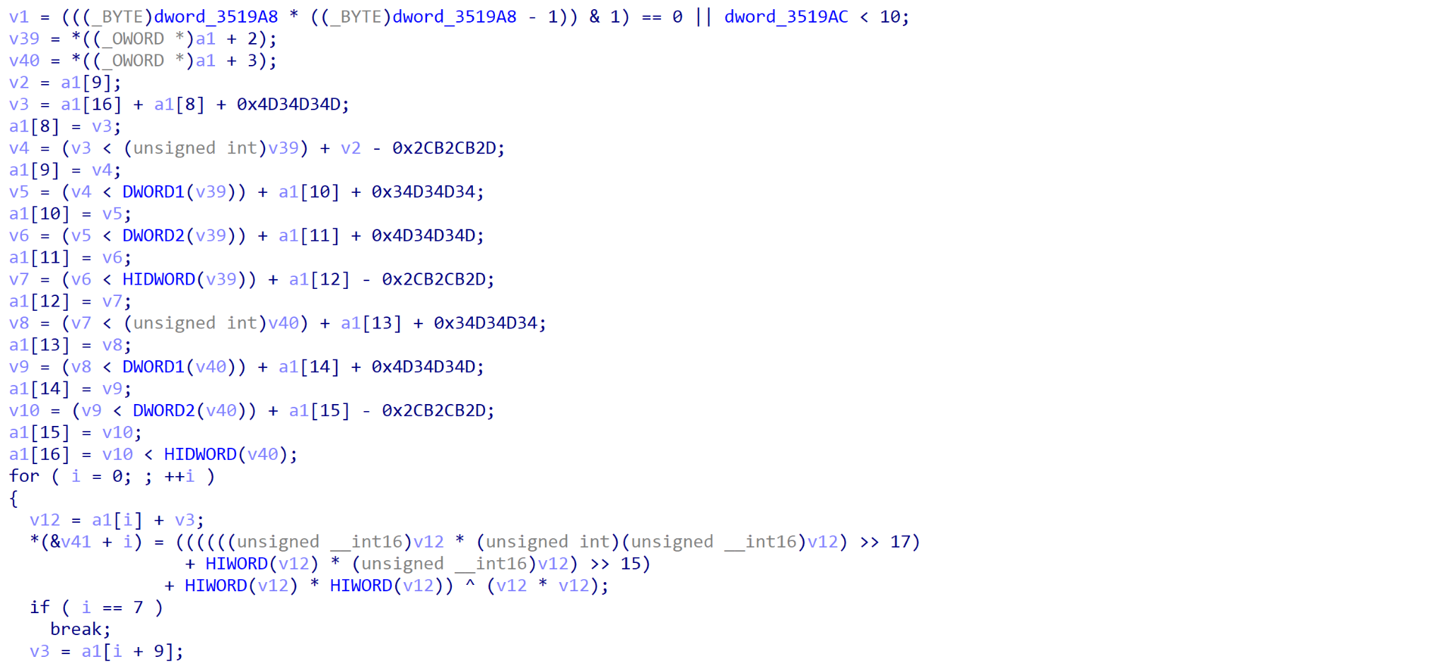 Figure 10. Rabbit cipher.