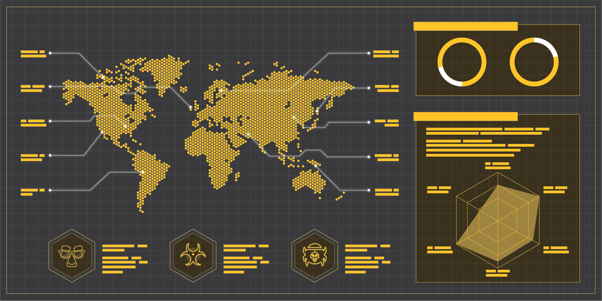 Conceptual image representing global traffic and information flow. Tor sometimes plays a role in efforts to conceal network traffic, both benign and malicious.