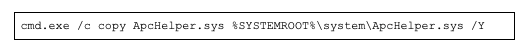 Then the loader copies the kernel driver responsible for terminating security products onto the file system.