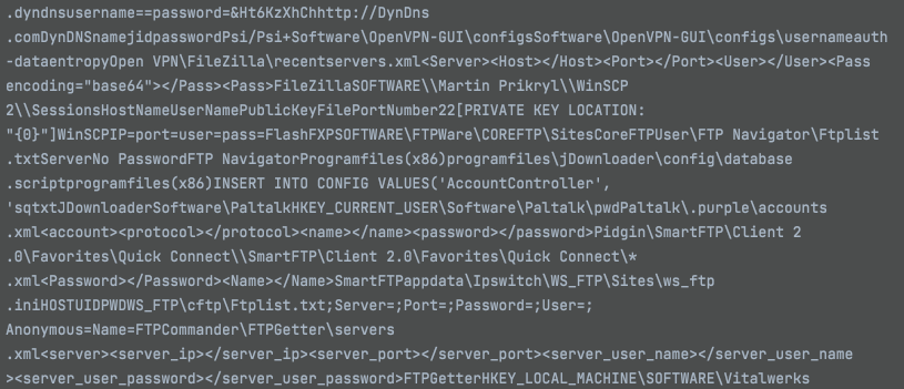 Raw plaintext blog used by OriginLogger to store user-supplied data. 