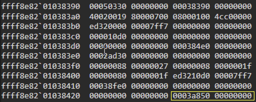 Image 44 is a screenshot of WinDbg output of Wnd1’s child tagWND structure. Highlighted within a yellow box is 0003a850 00000000. 