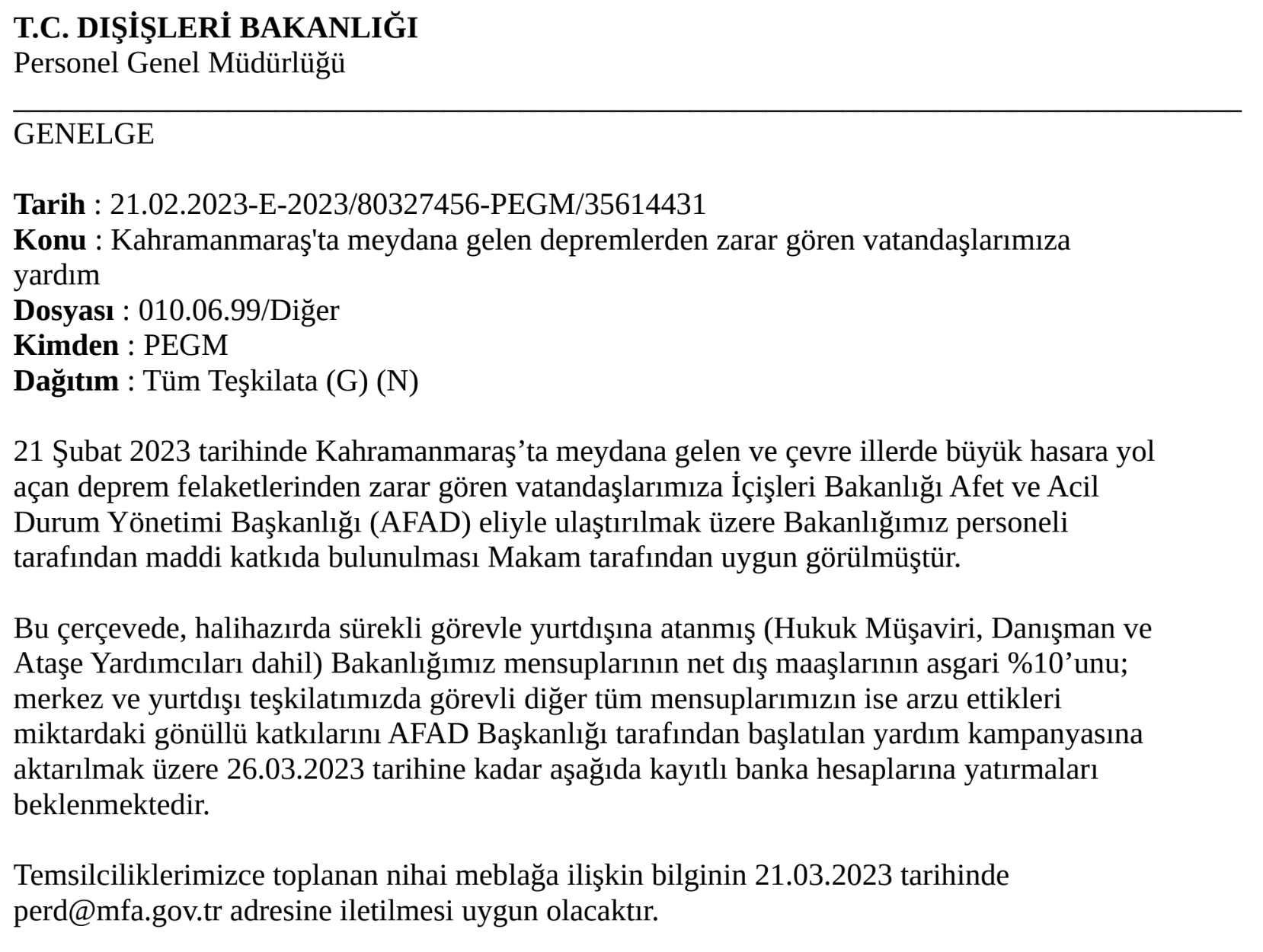 Image 4 is an excerpt from a memo. It is written in Turkish.