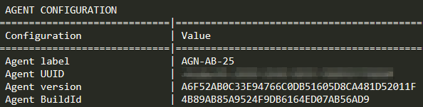 Image 1 is the configuration information for a Kazuar sample. It includes the agent configuration information in two separate columns. There is the configuration column and the value column. Some of the information has been redacted.