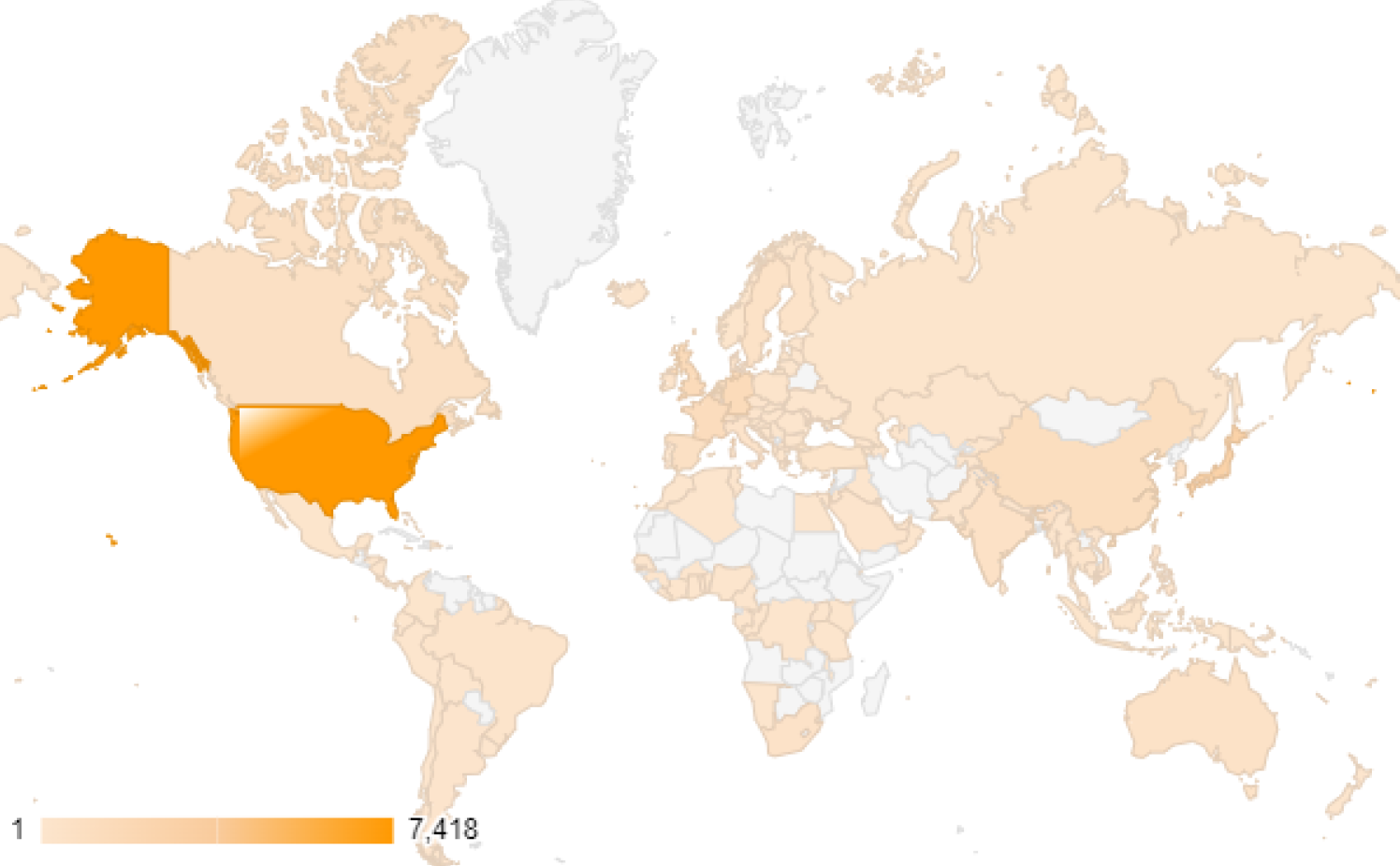 Image 1 is a heat map of the global distribution of Ivanti Connect Secure Devices. It is current as of January 30th, 2024. The largest distribution is in the United States.