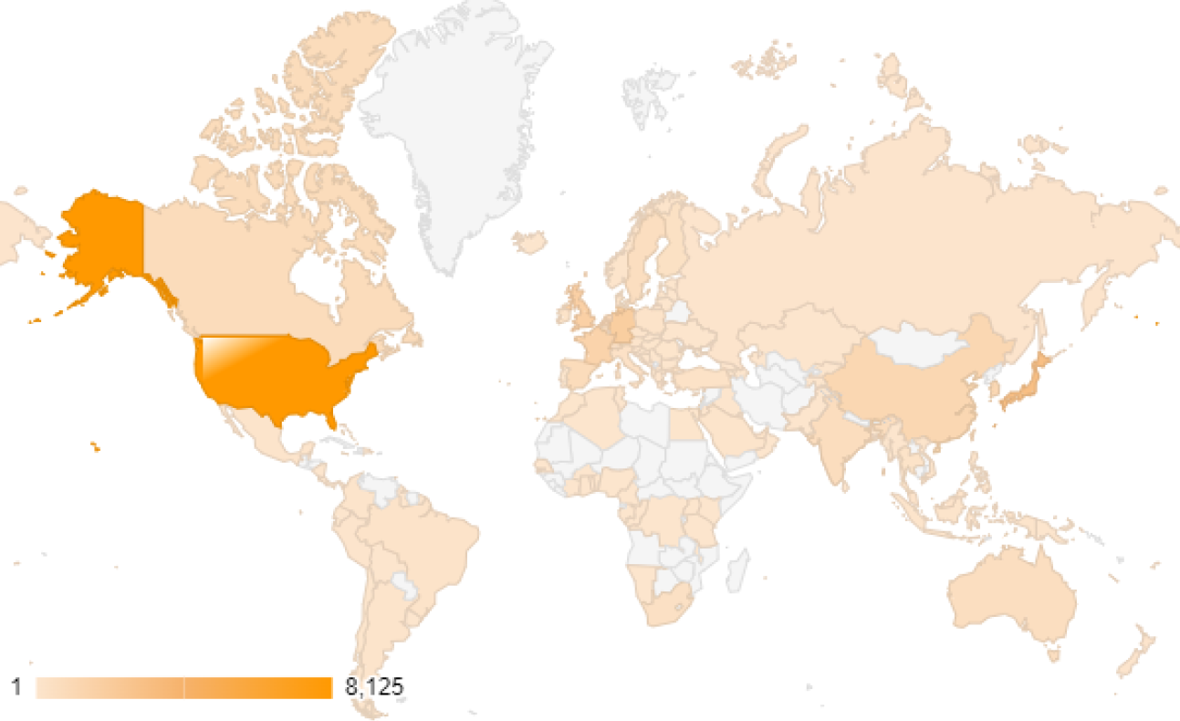 Image 1 is a heat map of the global distribution of Ivanti Connect Secure Devices. It is current as of January 9th, 2024. The largest distribution is in the United States.