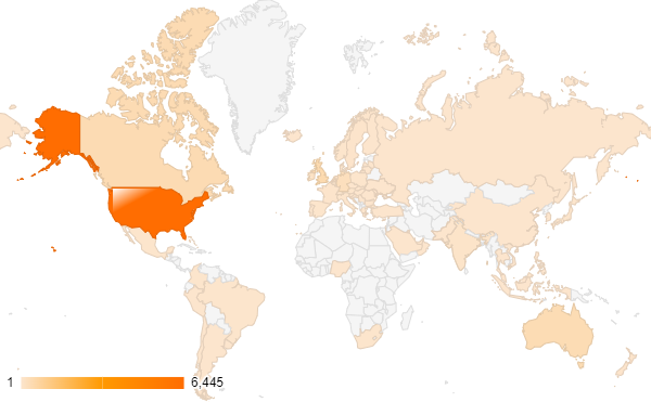 Image 1 is a heatmap of ConnectWise ScreenConnect global exposure as of February 19th, 2024. The highest instances are in the United States. 
