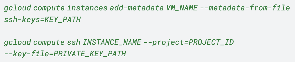 Image 5 is a screenshot of the commands used to append SSH keys.