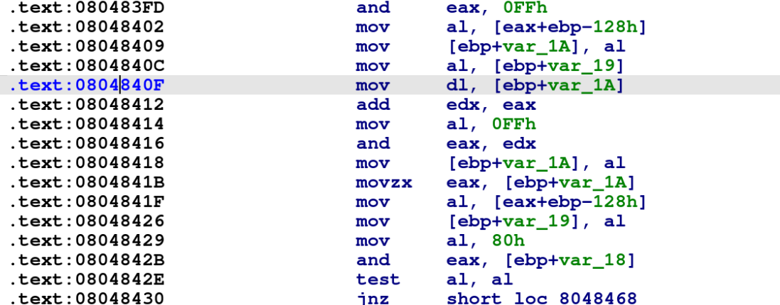 Image 6 is a screenshot of disassembled Bifrost sample code. One line is highlighted in gray.