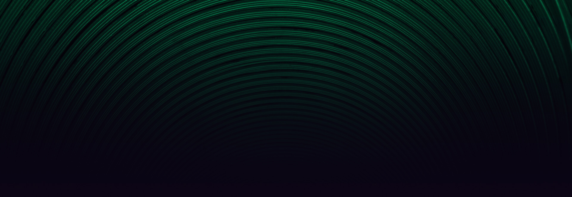 Dark green graphic with geometric concentric circles