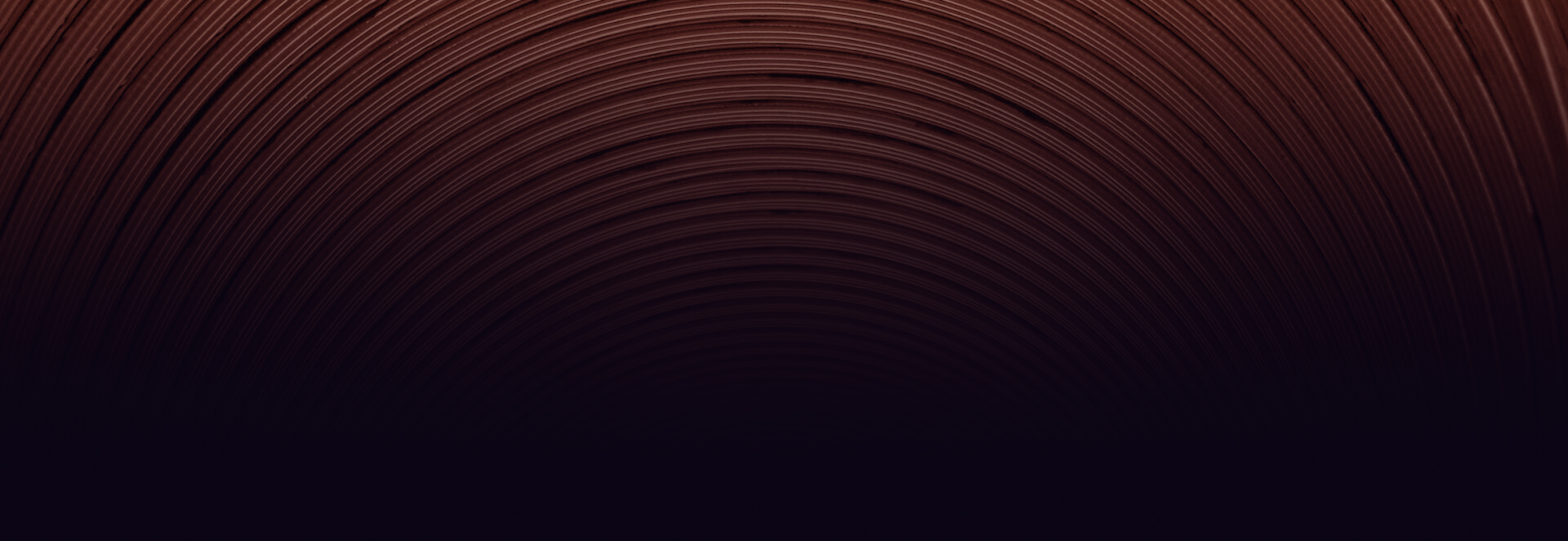 Dark red graphic with geometric concentric circles