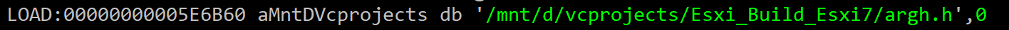 A screenshot of a line of code. A string in white and green characters on a black background.